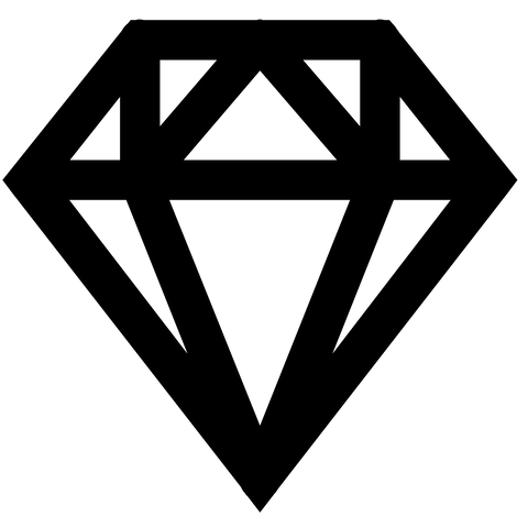 Safety Reflective Diamond Iron-On